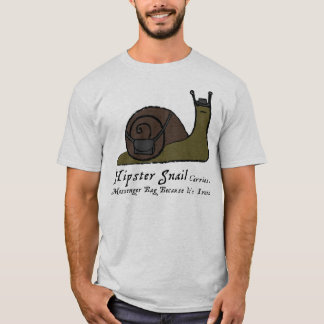 Hipstersnigel - ljus utslagsplats t-shirt