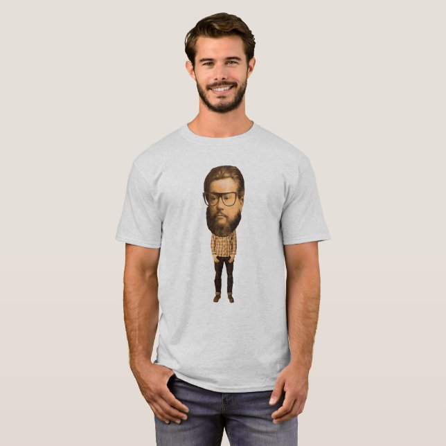 HipsterSpurgeon skjorta Tee (Hel framsida)