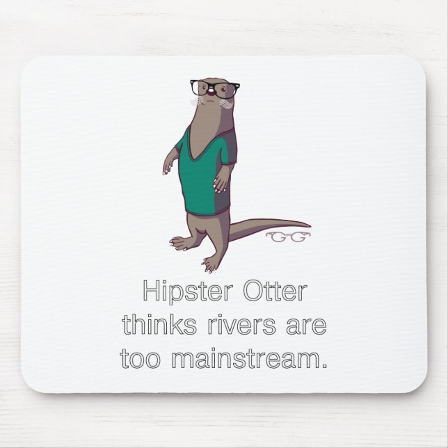 Hipsterutter Mousepad Musmatta (Framsidan)