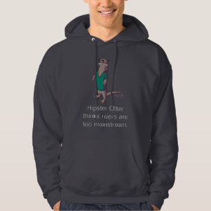 HipsterutterHoodie Sweatshirt Med Luva
