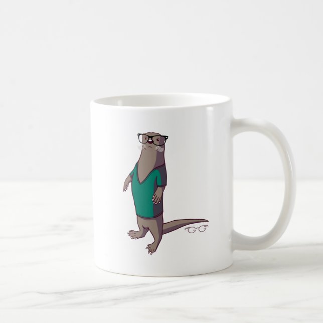 Hipsteruttermugg (utan text) kaffemugg (Höger)