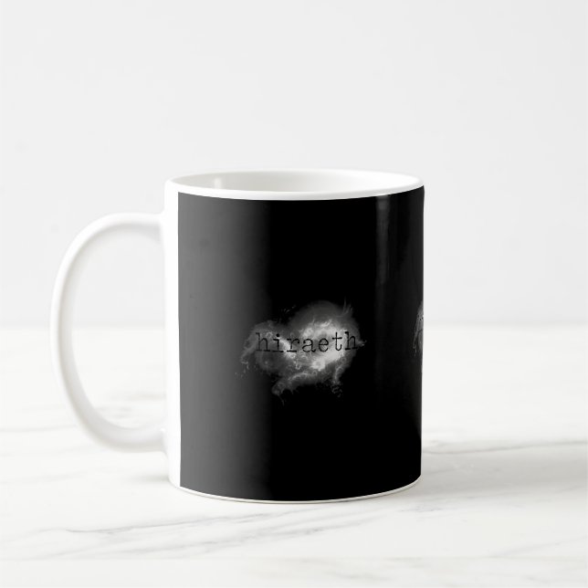 Hiraeth Welsh Homedisease Yearning Kaffemugg (Vänster)