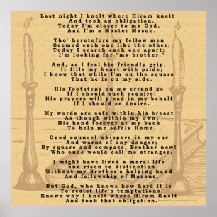 Hirams Poem. Poster