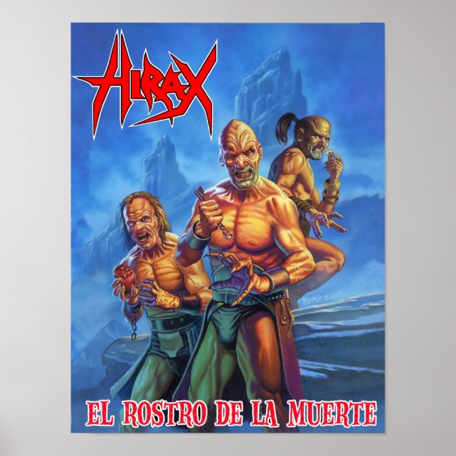 HIRAX_El_Rostro_de_la_Muerte_Poster Poster (Framsidan)
