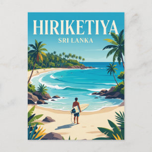 Hiriketiya Bay Sri Lanka Vykort