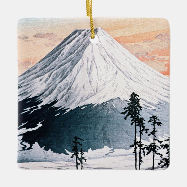 Hiroaki Takahashi grannskap i Katsuyama Julgransprydnad Keramik (Framsida)