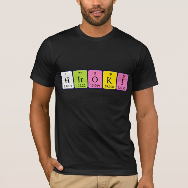 Hiroki-återkommande skjorta bord namn t-shirt (Framsida)