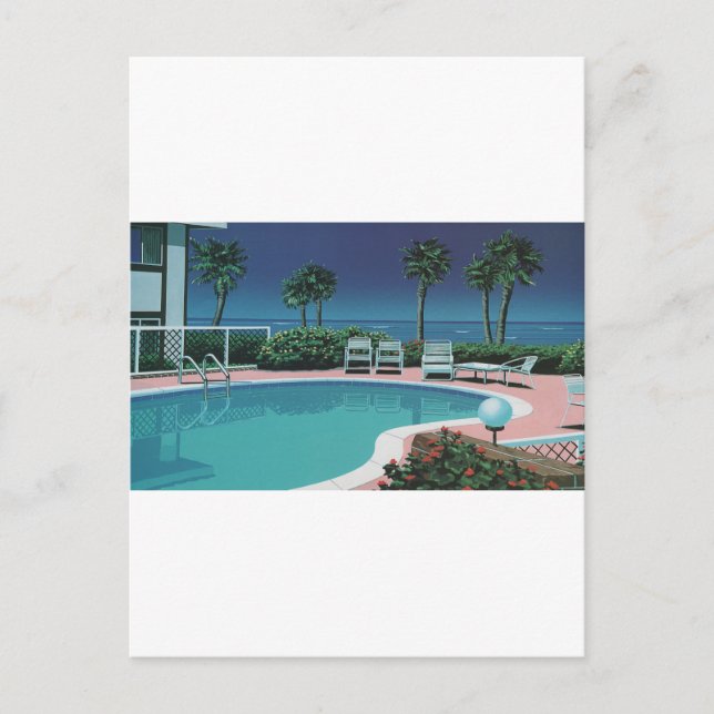 hiroshi nagai art vykort (Framsida)