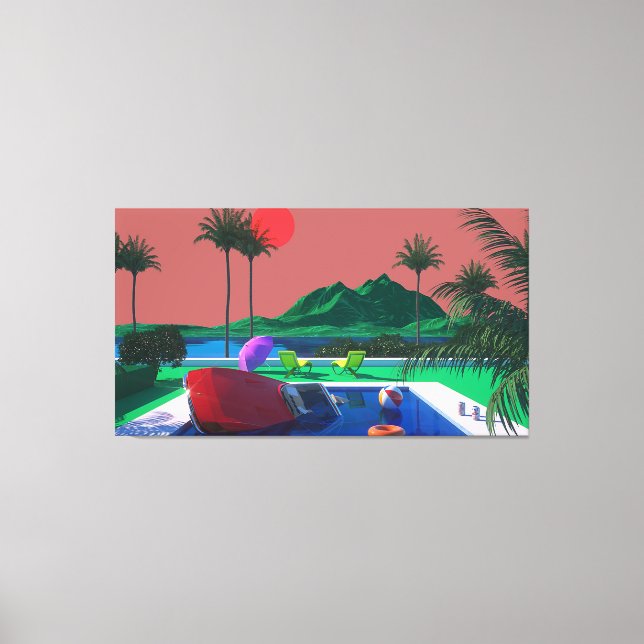 hiroshi nagai canvastryck (Framsida)