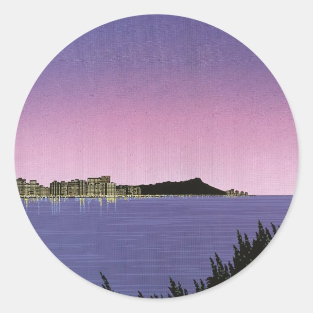 Hiroshi Nagai Runt Klistermärke (Framsida)