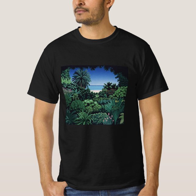 Hiroshi nagai-utskrifter t shirt (Framsida)