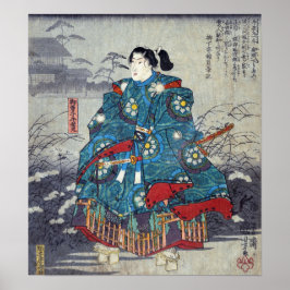 Hiroshige - block från album på 88 utskrifter poster