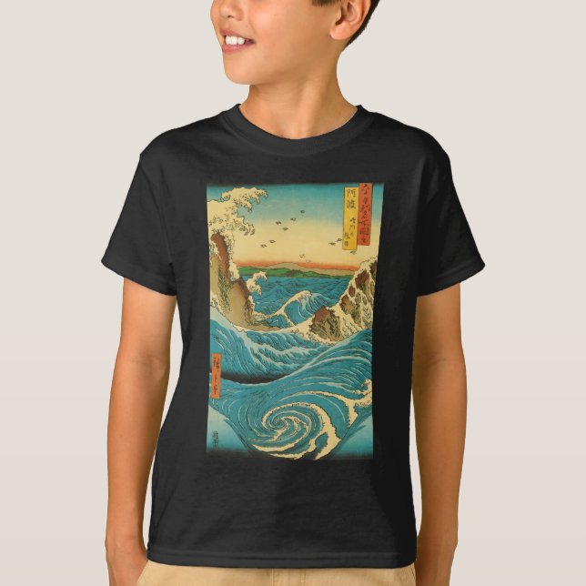 Hiroshige Navaro forar T Shirt (Framsida)