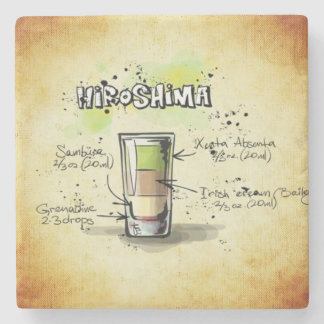Hiroshima Bartender Drink Recipe Stenunderlägg