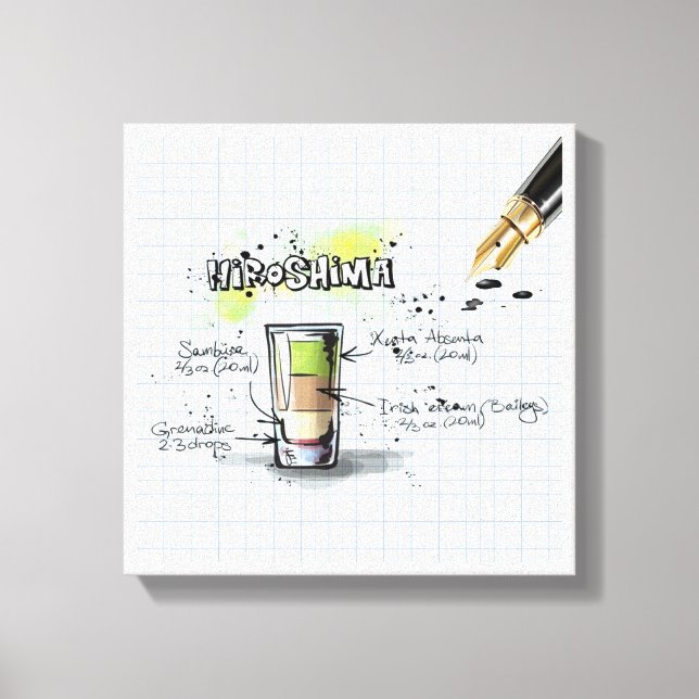 Hiroshima Canvastryck (Framsida)