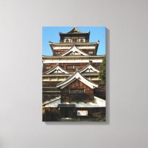 Hiroshima Castle 広 島 城, Hiroshima, Japan Canvastryck