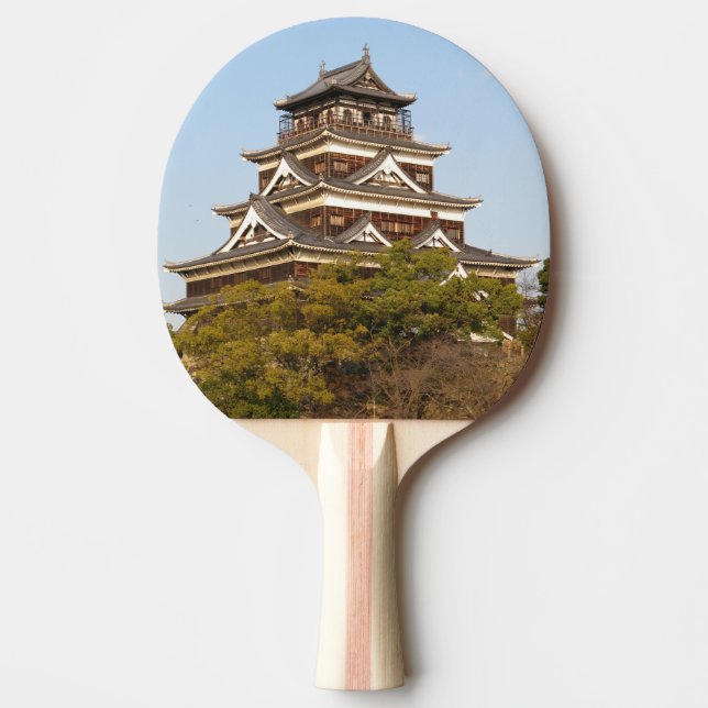 Hiroshima Castle 広 島 城, Hiroshima, Japan Pingisracket (Framsidan)