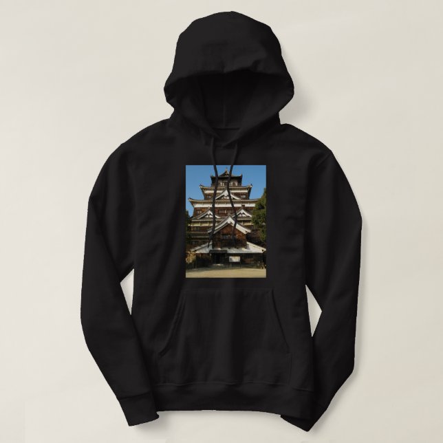 Hiroshima Castle 広 島 城, Hiroshima, Japan Sweatshirt Med Luva (Design framsida)