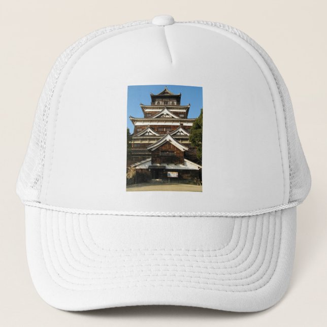 Hiroshima Castle 広 島 城, Hiroshima, Japan Truckerkeps (Framsida)