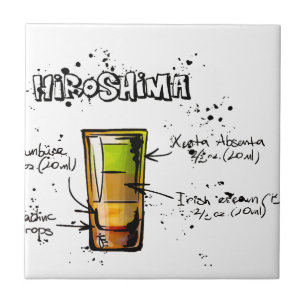 Hiroshima coctailrecept kakelplatta