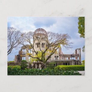 Hiroshima fredsminnes-postkort vykort