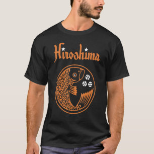 Hiroshima Japan White Koi Fish Japansk Nishikigoi T Shirt