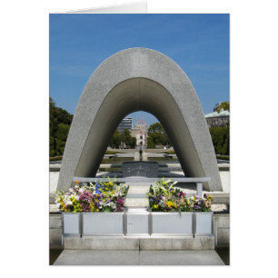 Hiroshima Memorial Cenotaph Hälsningskort