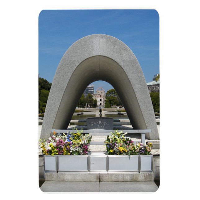 Hiroshima Memorial Cenotaph Magnet (Vertikal)
