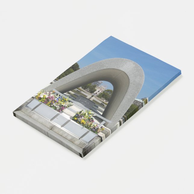Hiroshima Memorial Cenotaph Post-it Block (Vinklad)