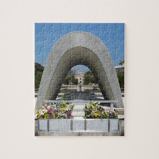 Hiroshima Memorial Cenotaph Pussel (Vertikal)