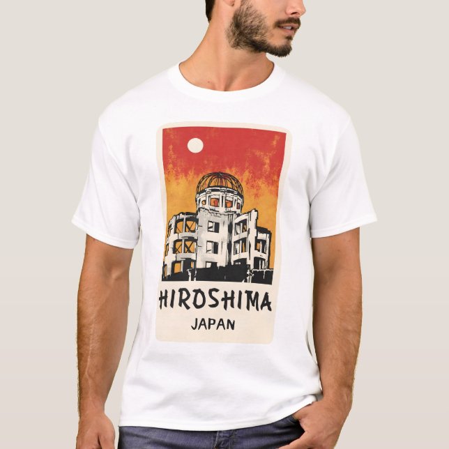 Hiroshima prefektur t shirt (Framsida)