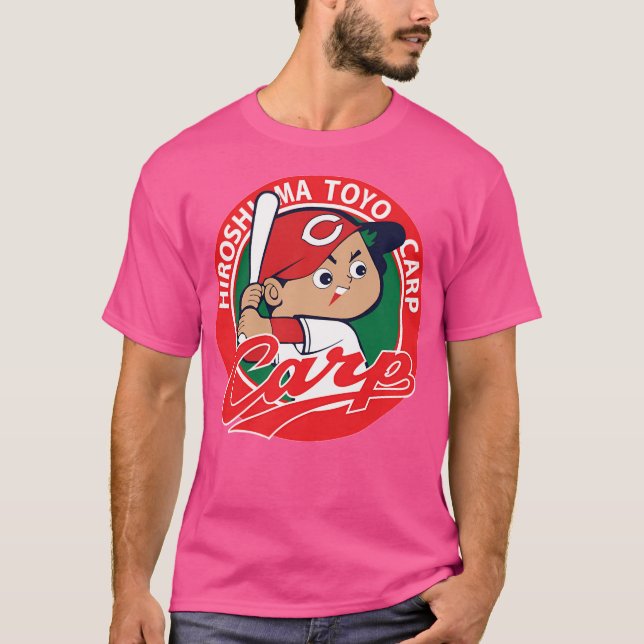 Hiroshima T0Yo Carp Baseball Baseball - T Shirt (Framsida)