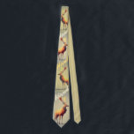 Hirsch Wildlife Art Neck Tie Slips<br><div class="desc">För dem som njuter av att tillbringa tid i naturen och som har kärlek för hjort,  älg och majestärk,  visar detta objekt nyanserade bruna toner mot guld och en fyrkantig grönt. Typografi kan anpassas.</div>