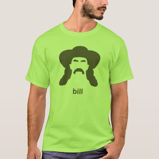 Hirsute SilhouetteT-tröja för räkning Tee (Framsida)