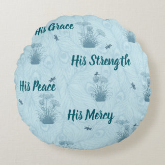 His Everything Queen Anne's Lace Rund Kudde