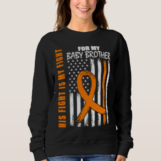His Fight Is My Fight Baby Brother Leukemia Awaren T Shirt