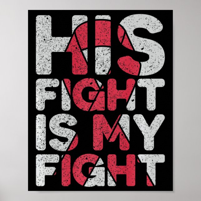 His Fight Is My Fight Brain Aneurysm Support  Poster (Framsidan)