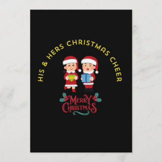 HIS & HERS CHRISTMAS CHEER INBJUDNINGAR