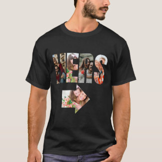 His & Hers | Matching Couple Photo Collage T Shirt