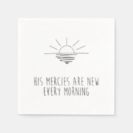 His Mercies Are New Every Morning Pappersservett