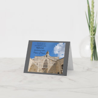 His Name is Wonderful Counselor Card Anteckningskort