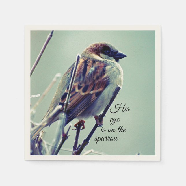 HIs öga är på Sparrow Pappersservett (Framsidan)