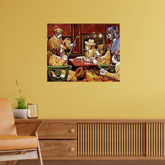 His Station and Four Aces Poster (Vardagsrum 2)