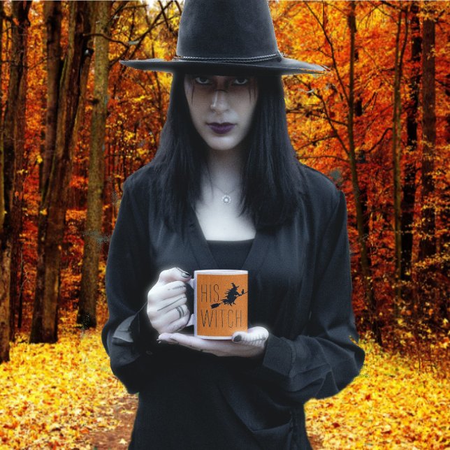HIS WITCH Halloween Mugg (Skapare uppladdad)