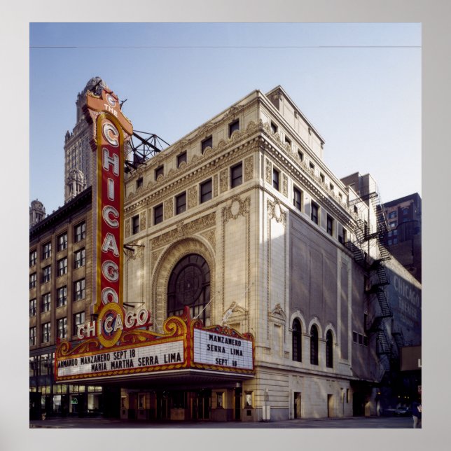 Hisorical Chicago Theater Poster (Framsidan)