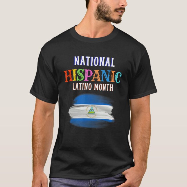 Hispanic Ceremony Month Prideful Latin Spain Ami T Shirt (Framsida)