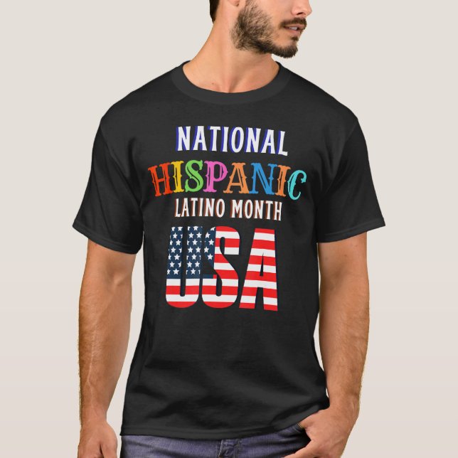 Hispanic Ceremony Month Prideful Latin Spain Ami T Shirt (Framsida)