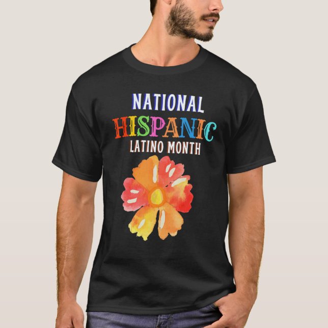 Hispanic Ceremony Month Prideful Latin Spanish Ami T Shirt (Framsida)