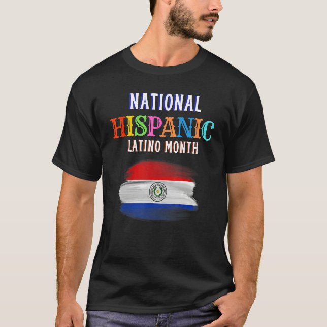 Hispanic Ceremony Month Prideful Latin Spanish Ami T Shirt (Framsida)