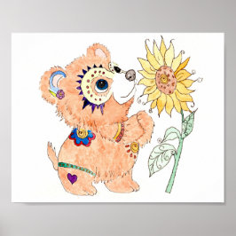 Hispanic folkkonst baby björn poster